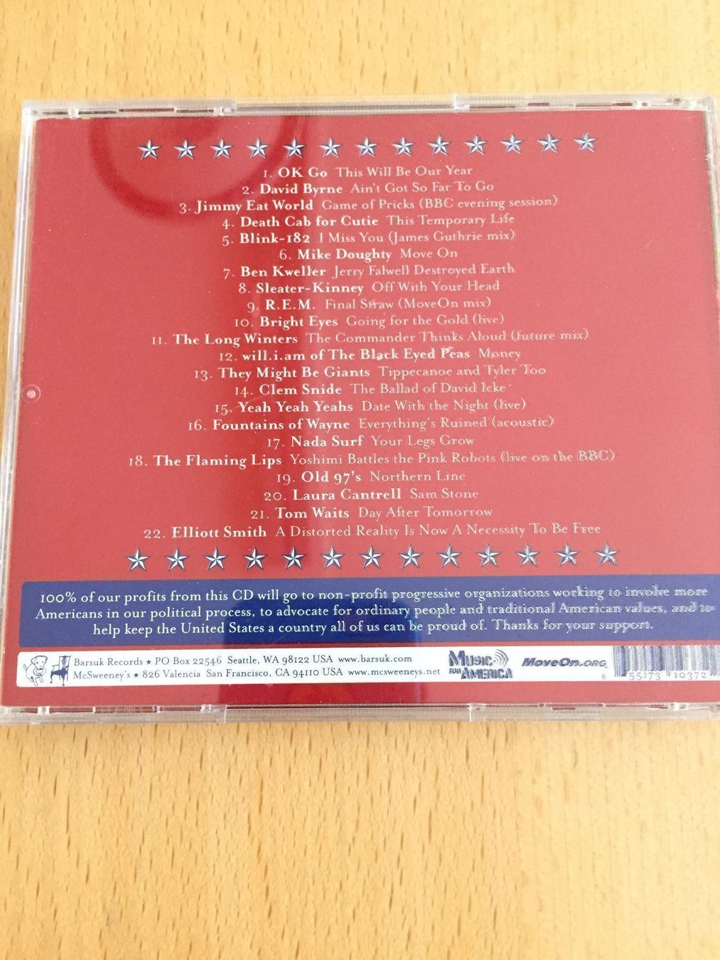 CD: Future Soundtrack for America – Usato da Rüti ZH venduto da alumedien 1