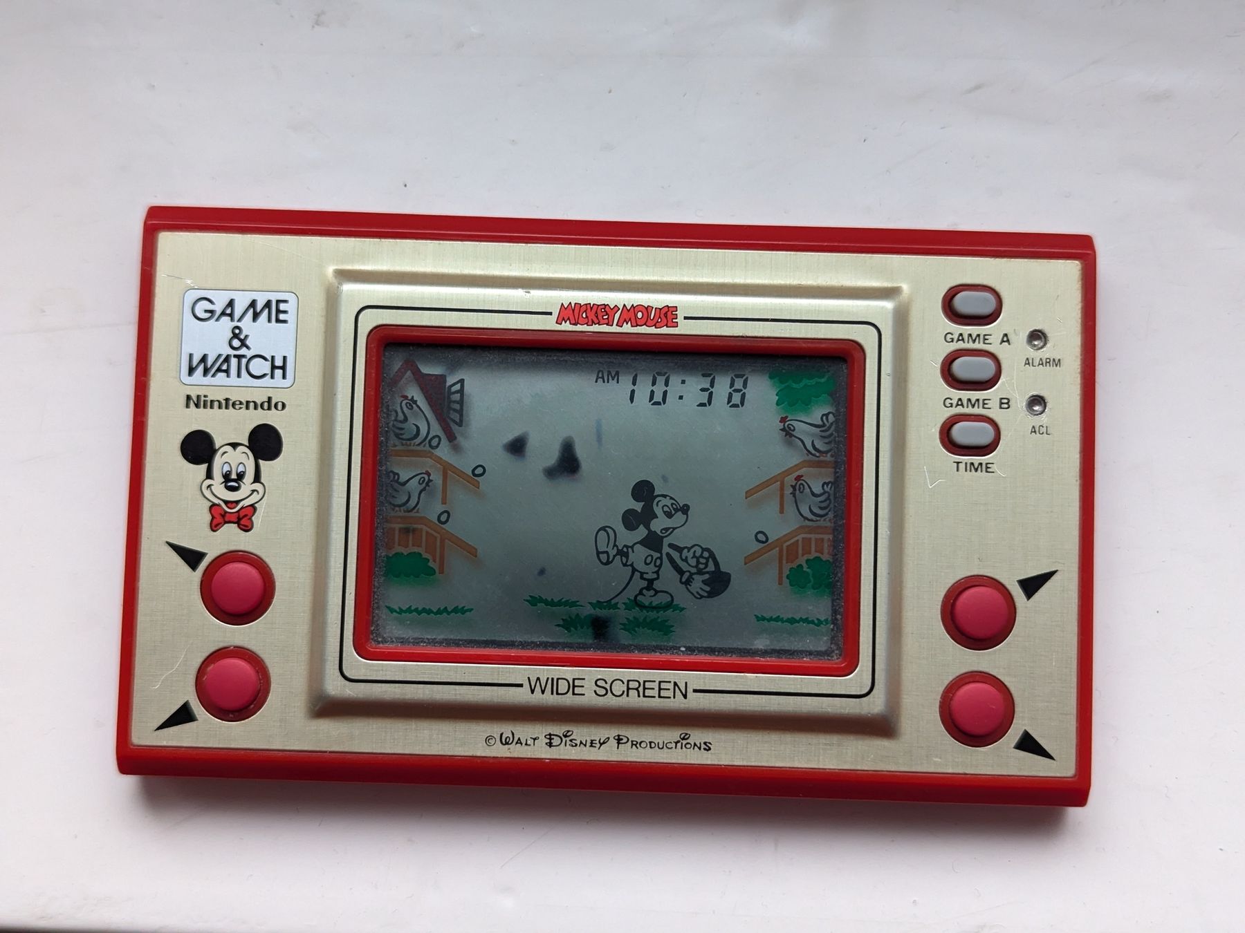game&watch Console: Nintendo Game & Watch Mickey Mouse MC-25 Wide Screen 1981 – Difettoso da Bischofszell venduto da Blende2 2