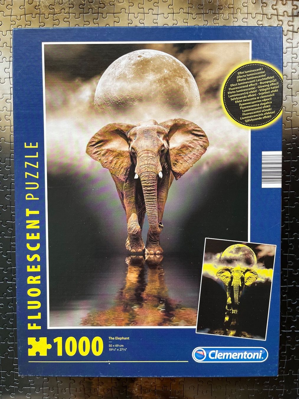Clementoni Puzzles: Clementoni Puzzle,"The Elephant", Fluorescent – Gebraucht aus Zürich von Gurkis