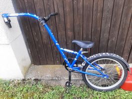 Anhängevelo für Hind von 5-7 Jahre  (Schattenvelo)