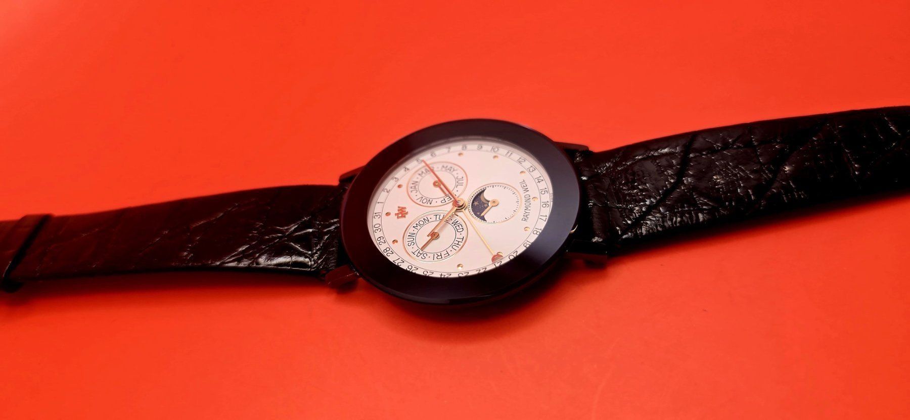 Raymond Weil Orologi: Raymond Weil Othello Triple Calendar Moonphase – Usato da Glattbrugg venduto da aquanautilus 4