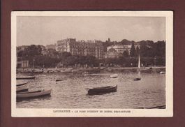 LAUSANNE - Ouchy - Beau-Rivage - 1915