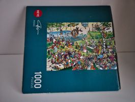 Heye Dreieck Calligaro Picnic Puzzle 1000 Teile