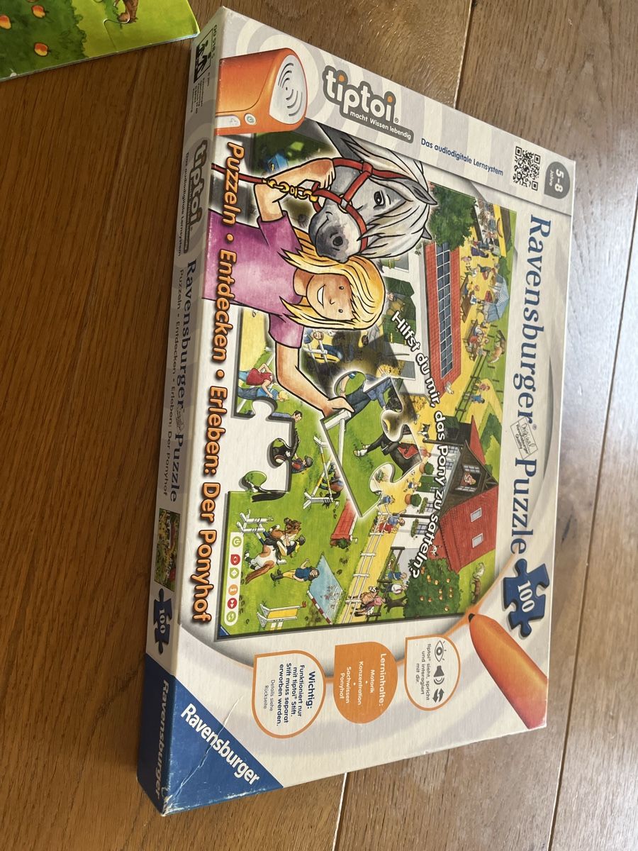 Tiptoi Puzzles: tiptoi Puzzle 100 Teile Der Ponyhof – Gebraucht aus Balmberg von Berglihof 1