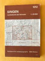 Landeskarte der Schweiz 1012 Singen