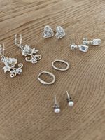 Ohrstecker-Set silber mit Swarovski-Steinen Nr. 16