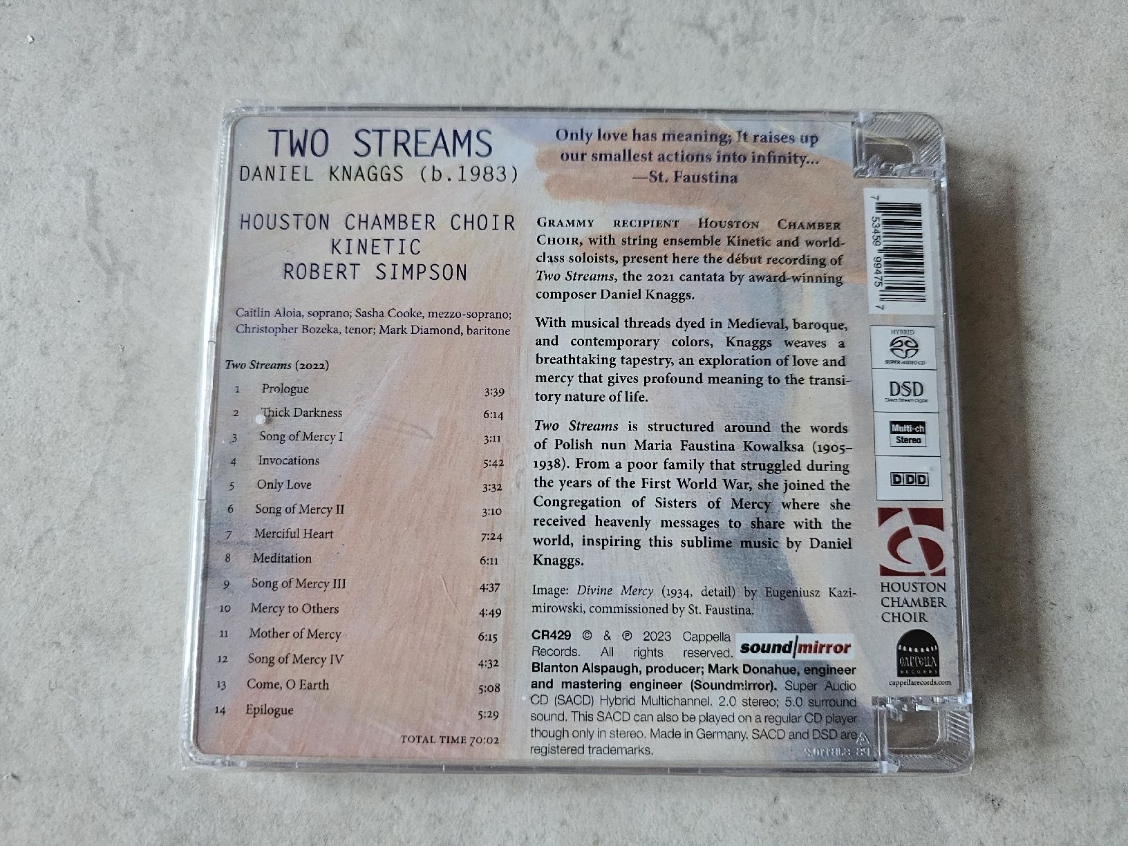 CD: Daniel Knaggs  -  Two Streams  /  SACD Fabrikneu – Nuovo e nell'imballaggio originale da Schneisingen venduto da backstore24 1