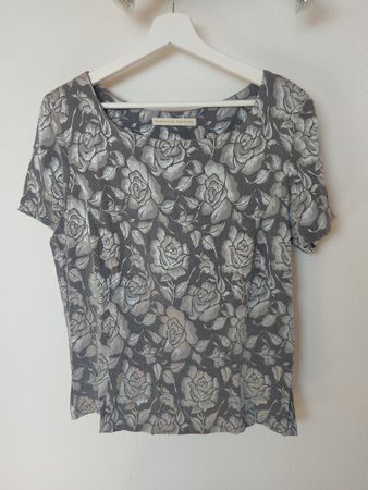 Top vintage à motif de roses - T. L