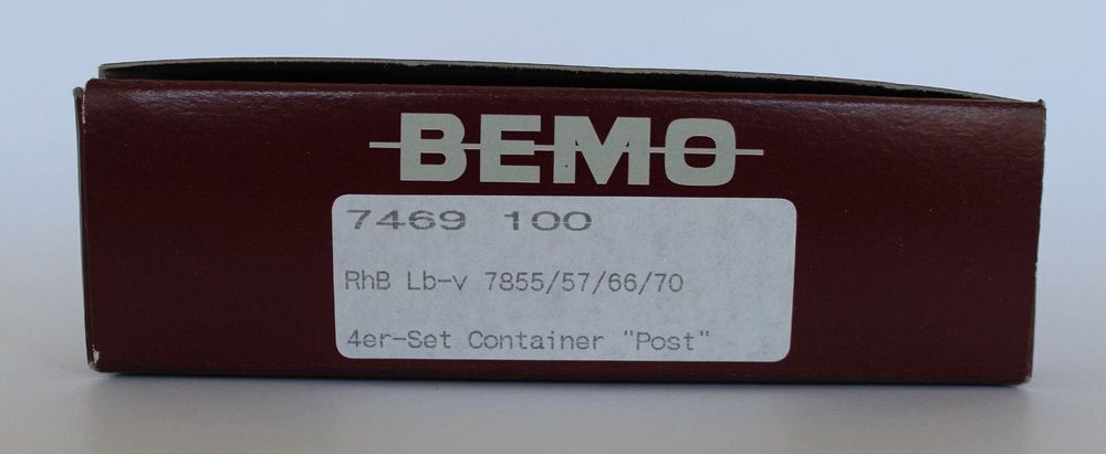 Bemo Rhb Post Containerwagen Set Kaufen Auf Ricardo