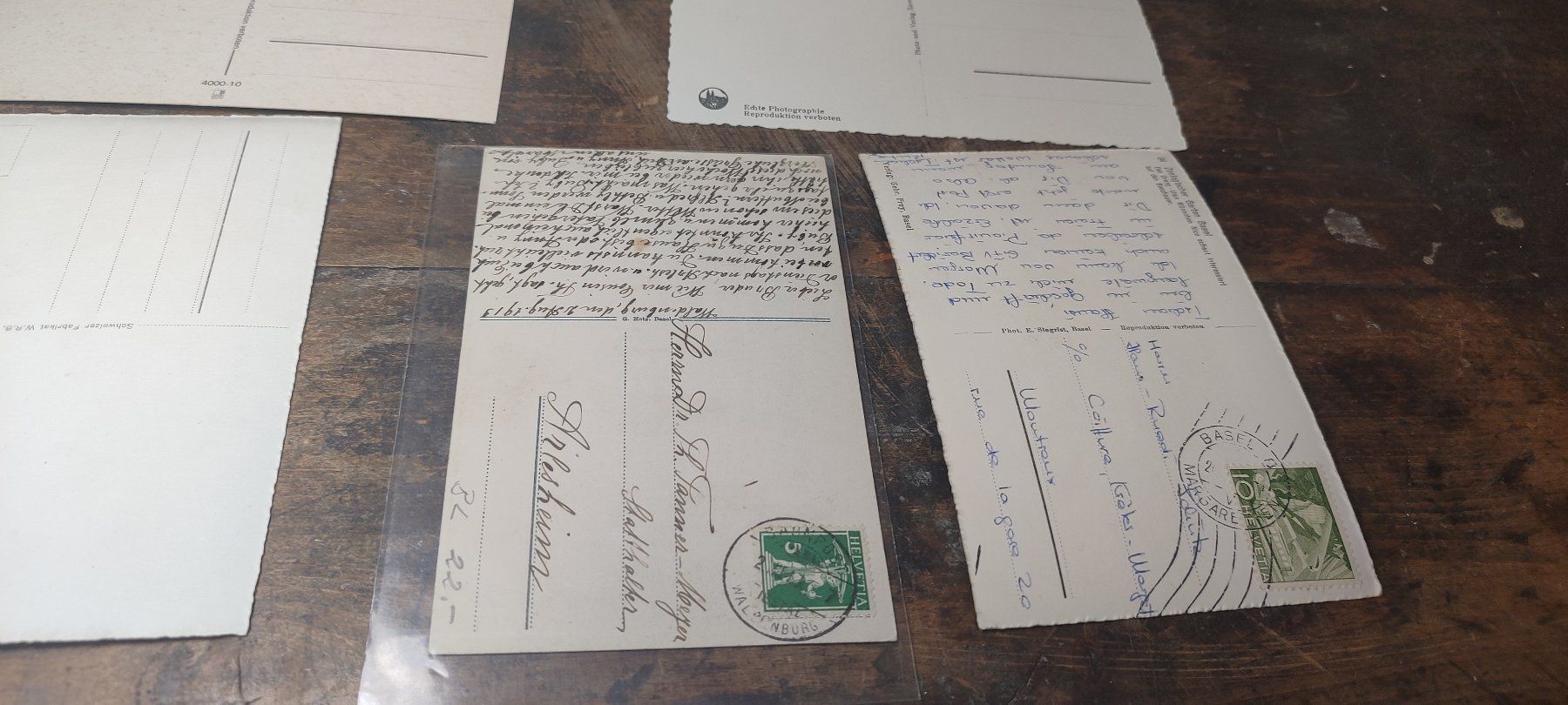 Cartoline postali: 13 Seltene Post/Ansichtskarten BASEL und der Region – Usato da Gelterkinden venduto da MYSTOREFORYOU4460 5
