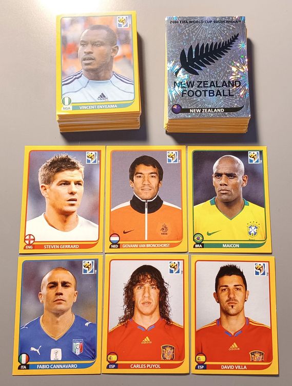 Lot De 10 Stickers Panini Coupe Du Monde Mexique 86 - Vignettes Originales Non Collées - Récupération