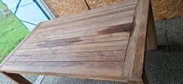 Tisch Holz massiv 175x80 cm gebrauchter Zustand