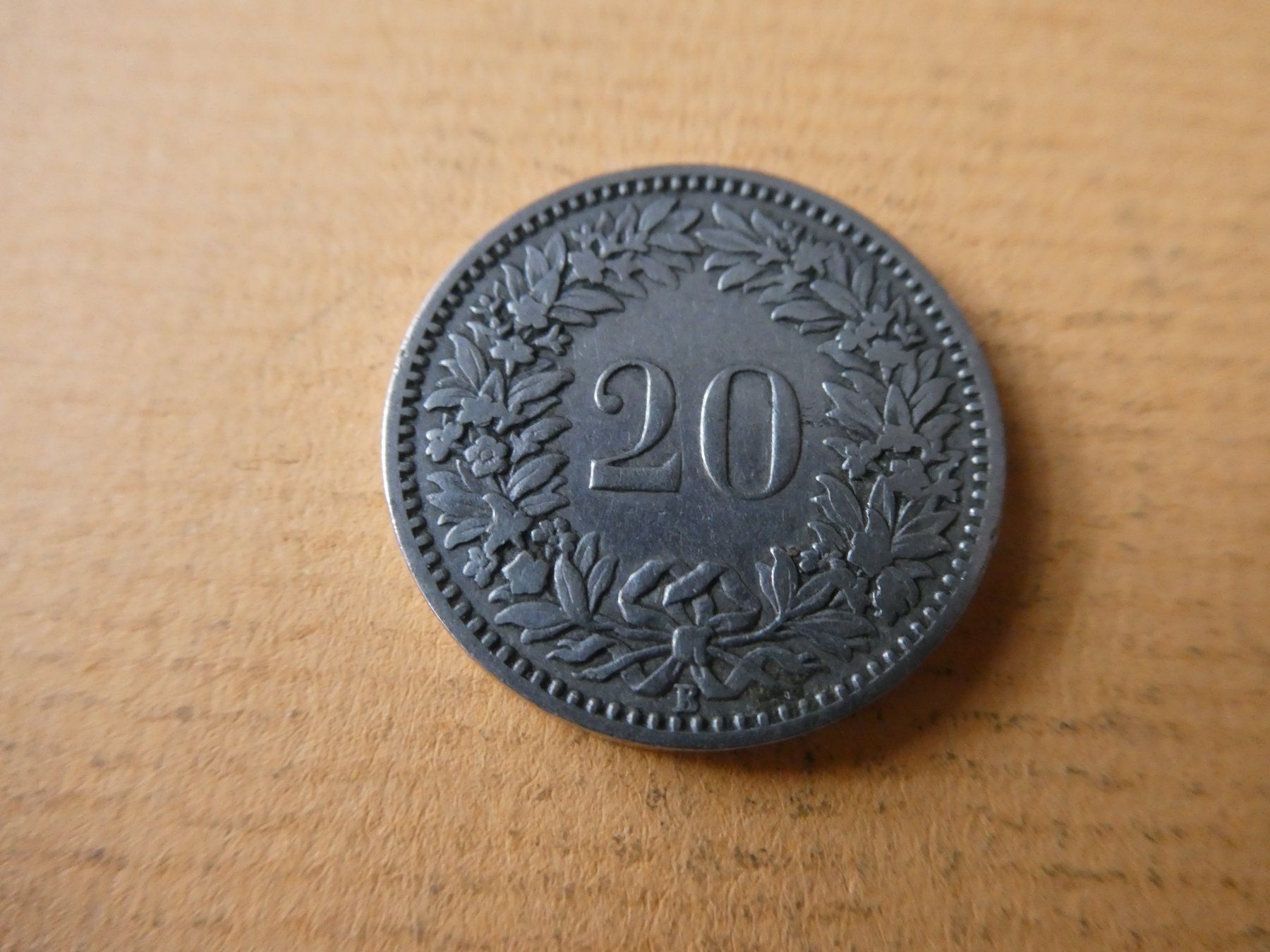Toutes les monnaies: Schweiz 1881, 20 Rappen – D'occasion à Hinterforst par Rohusri 1