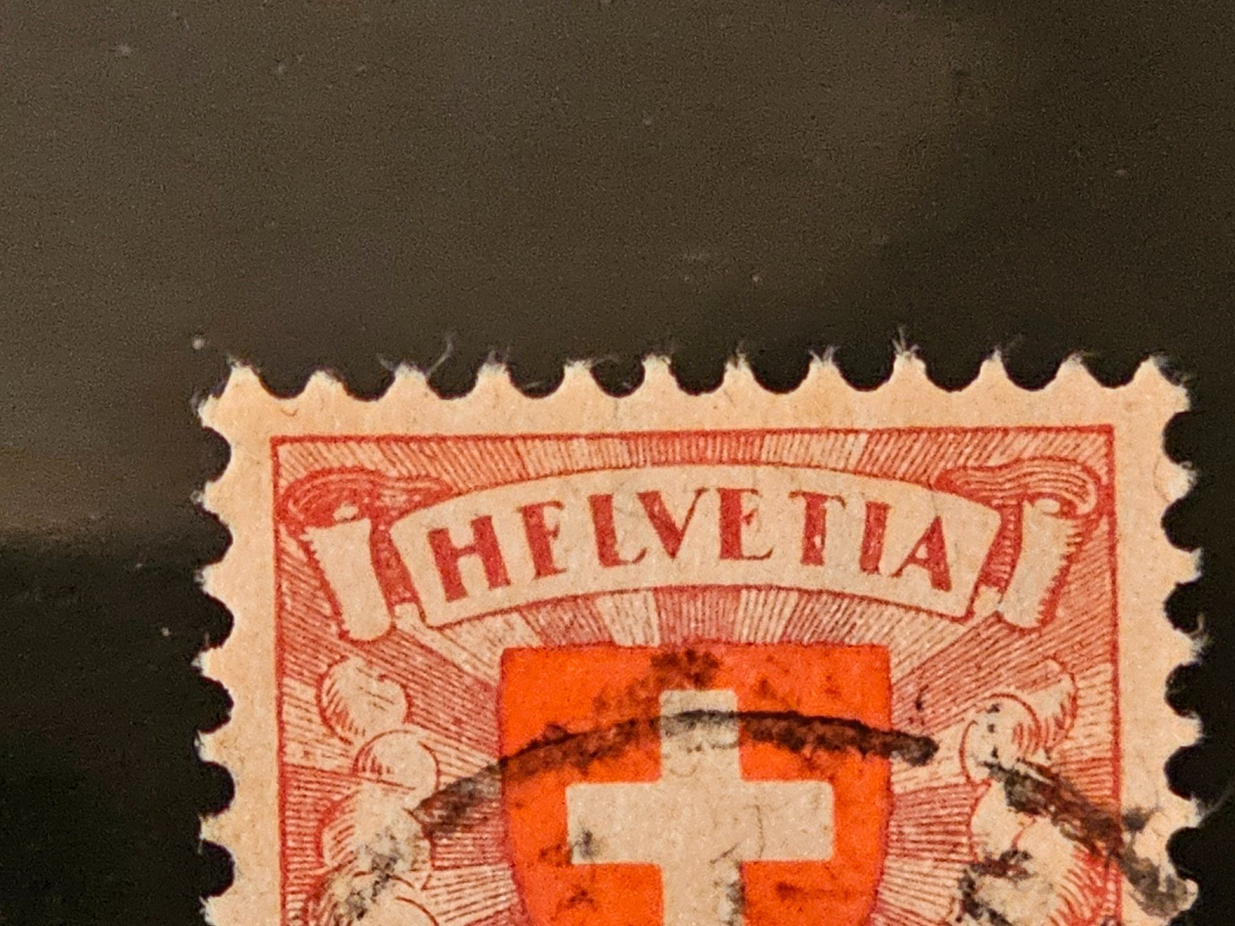 Tutti i francobolli: CH 1924 Plattenfehler "HFELVETIA" 164.2.01a Zu Fr. 120.-- – Usato da Monte Carasso venduto da giave 1