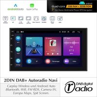 2 DIN DAB+ Autoradio Carplay 32GB 2GB Android