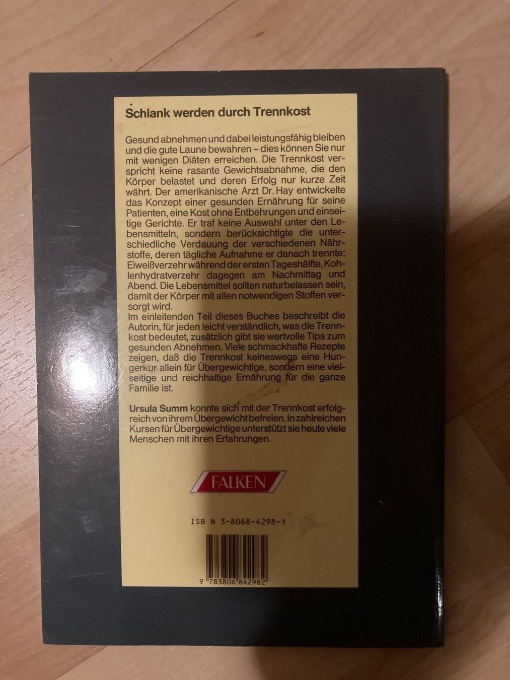 Bücher: Trennkost,Schlank werden nach Dr.Hay – Gebraucht aus Däniken SO von Sonjab0 1