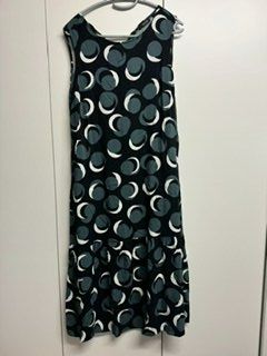 OPUS Kleid schwarz/beige/khaki 38