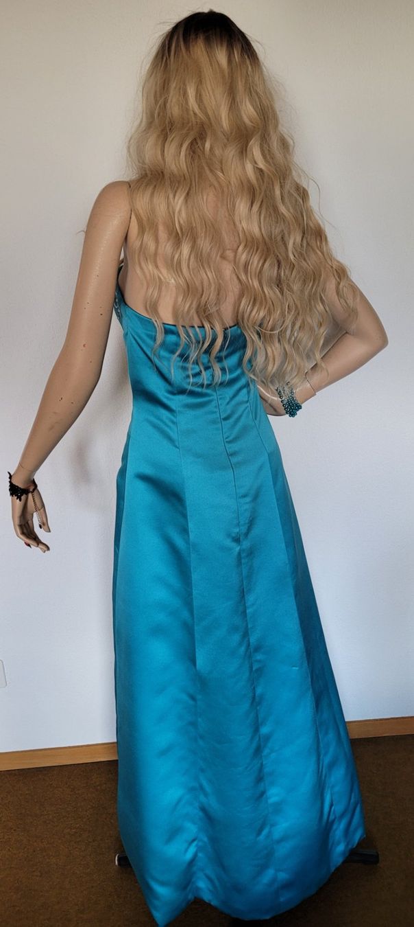 Vestiti: Abendkleid Türkis Gr.36 – Usato da SCHÜBELBACH venduto da CoKaHa 1