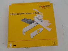 DELOCK 5 Gigabit LAN PCI Express x1 Card