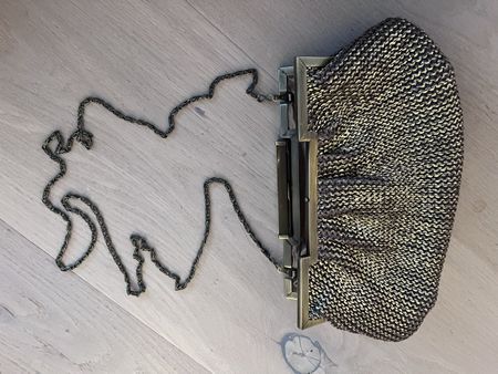 Elegante Vintage-Handtasche, goldfarben💫