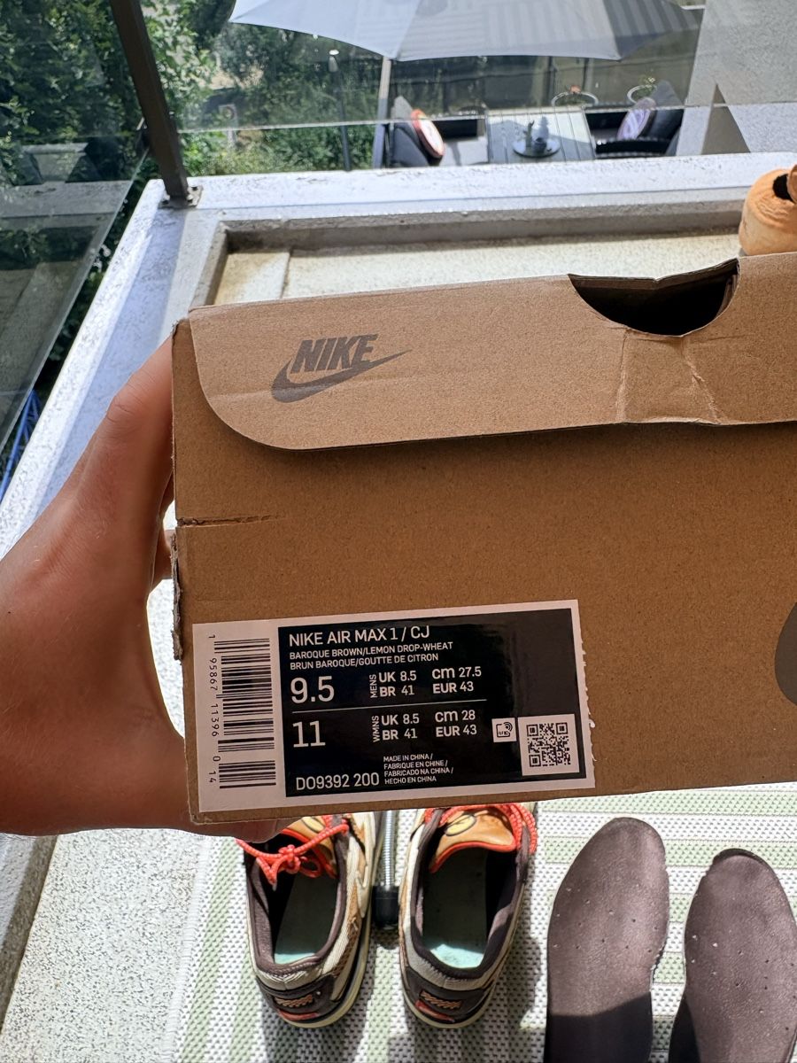 Nike Scarpe da uomo: Air Max 1 Travis Scott Baroque Brown – Usato da Lausanne venduto da mil_2s88 5
