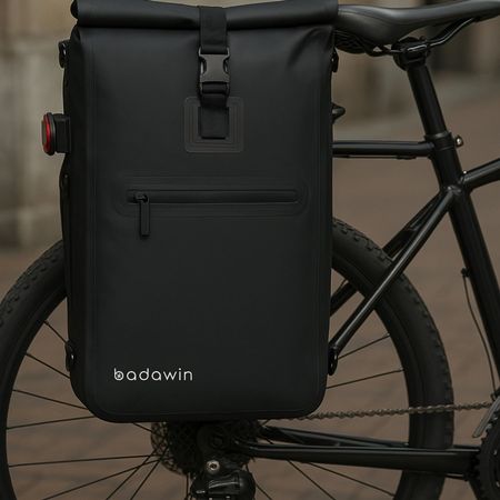Sac à dos NEUF vélo imperméable BADAWIN Ali 2-en-1, noir