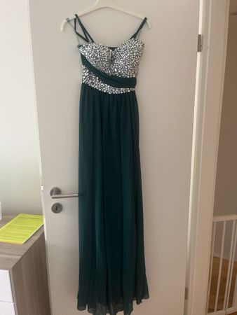 Eva&Lola Abendkleid, Gr. M, Dunkelgrün, Festlich, Top Zustan