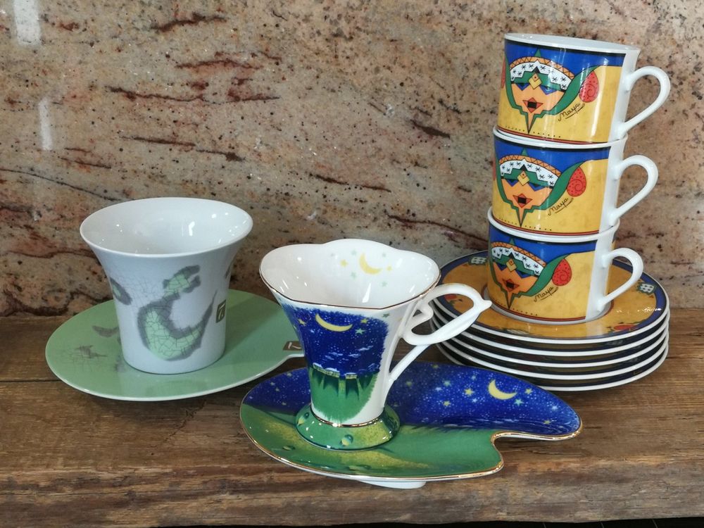 Diverse Designer Tassen mit Unterteller Kaufen auf Ricardo