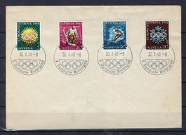 1948 Olympia Marken auf Brief   16052