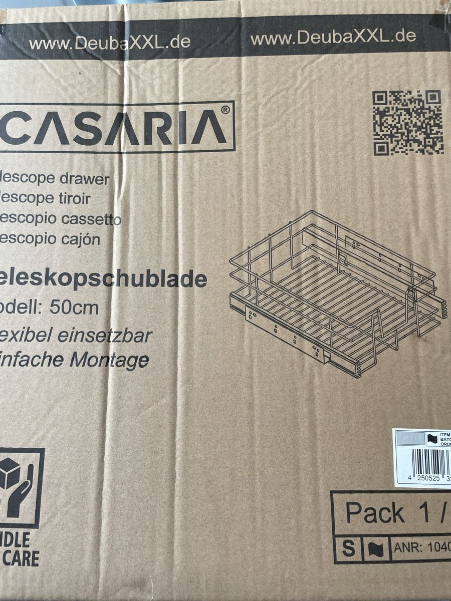 Komplettküchen: Teleskopschublade – Neu und originalverpackt aus Menziken von FS-Creativity