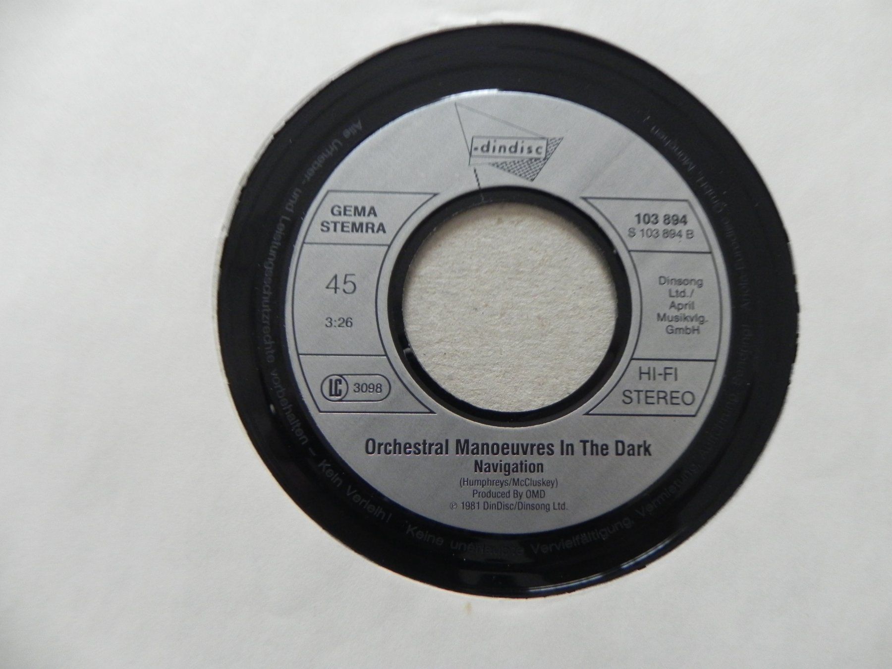 Schallplatten: Single engl. New Wave Synth Pop Band OMD 1981 Made Orleans – Gebraucht aus Siebnen von krimsie 3