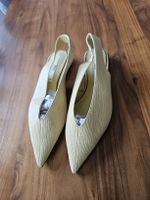 Zara Slingpumps Gelb Gr. 38- Sommerliche Eleganz ✨