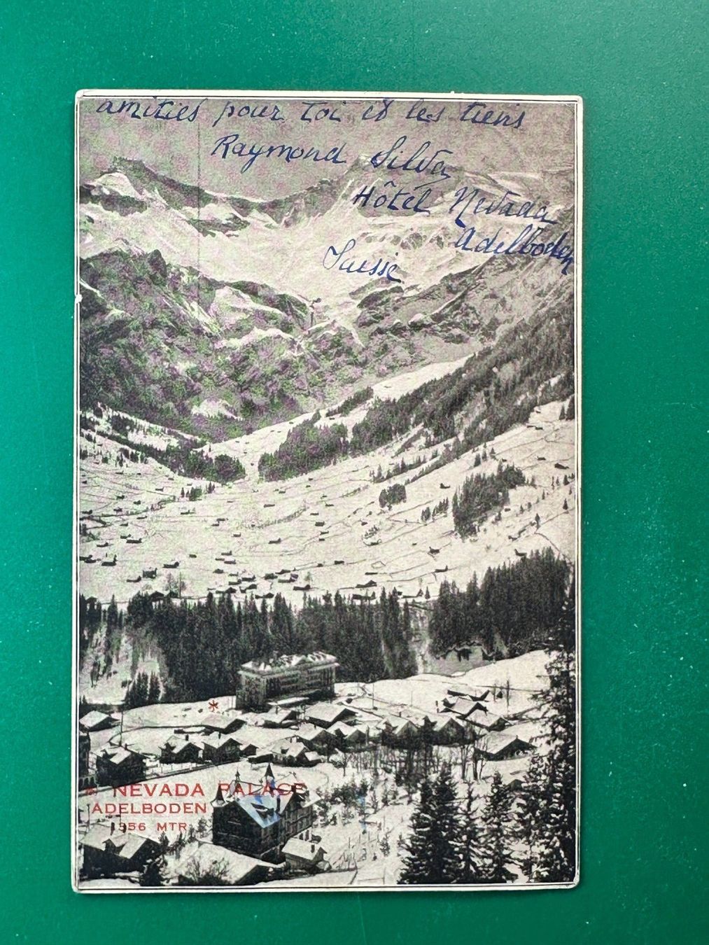 Ansichtskarten: Adelboden - Nevada Palace – Gebraucht aus Steg VS von danwer74