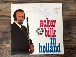 LP Acker Bilk in Holland Schallplatte, signiert
