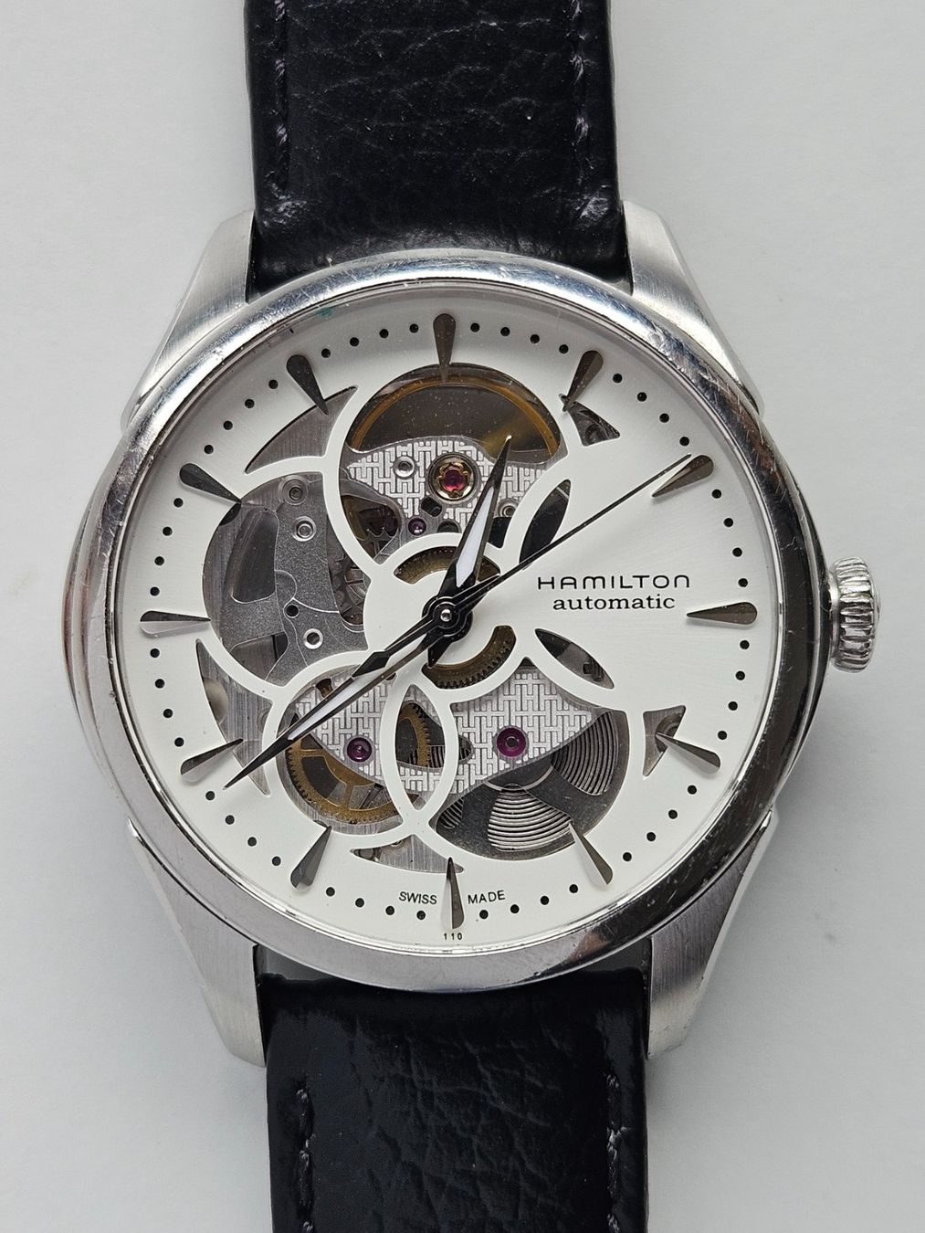 Hamilton Orologi: 214 Hamilton Jazzmaster Automatic Skeleton – Usato da Berikon venduto da mmm21