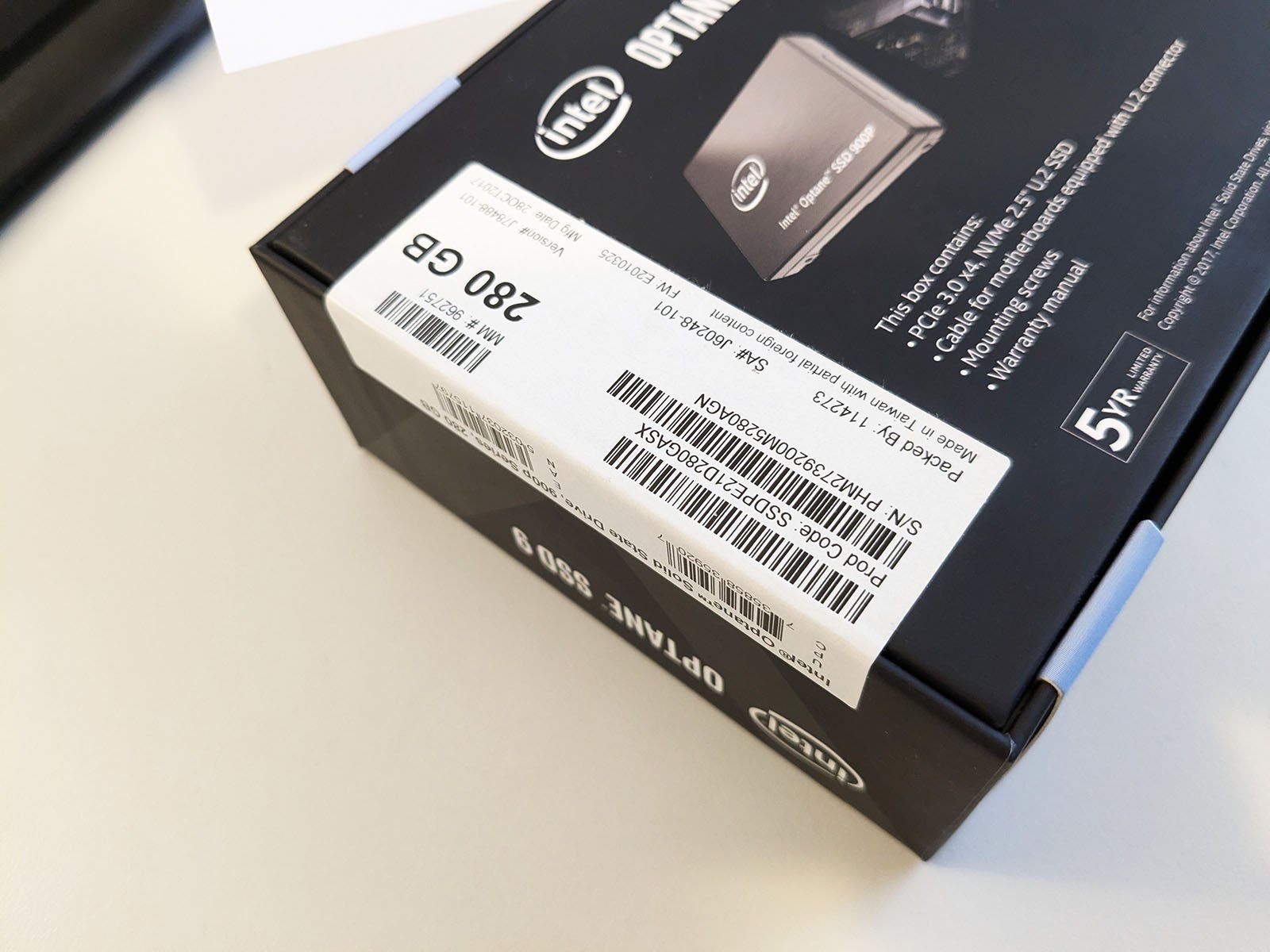 Intel Dischi rigidi: Intel Optane 900P 280GB SSD / Star Citizen Sabre Raven Code – Nuovo e nell'imballaggio originale da Solothurn venduto da Morphium01 2