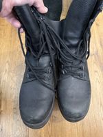 Kampfstiefel 90 Grösse 290 schwarz Leder Militär