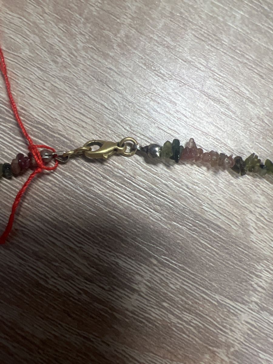 Catenine: Schöne Turmalinkette, Rohsteine – Usato da Rorschach venduto da TrendyDeals 2