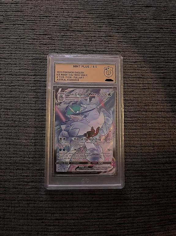 Pokémon Sammelbilder & Trading cards: Ice Rider Calyrex VMax Mint Plus / GSG9.5 – Neu (gemäss Beschreibung) aus Kaisten von JKsPokedeals