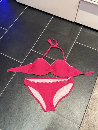 Pinker Buffalo Bandeau Bikini, Grösse 38C,  Top Zustand! 