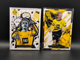 2x Topps Vernissage BVB Julian Brandt incl Magnum Opus