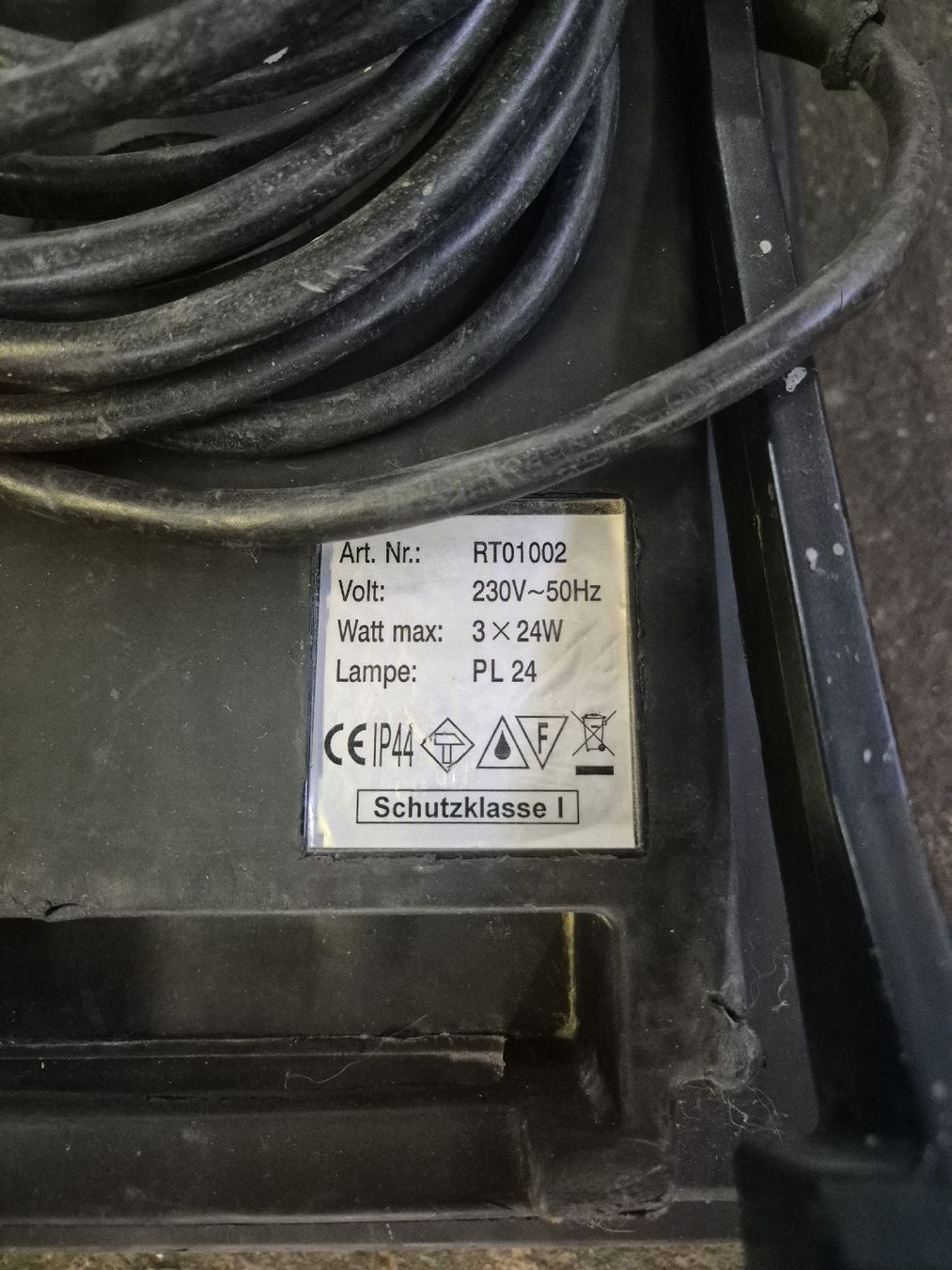 Lampen: Baustrahler mit Stecker – Gebraucht aus Gossau SG von Aeromax 4