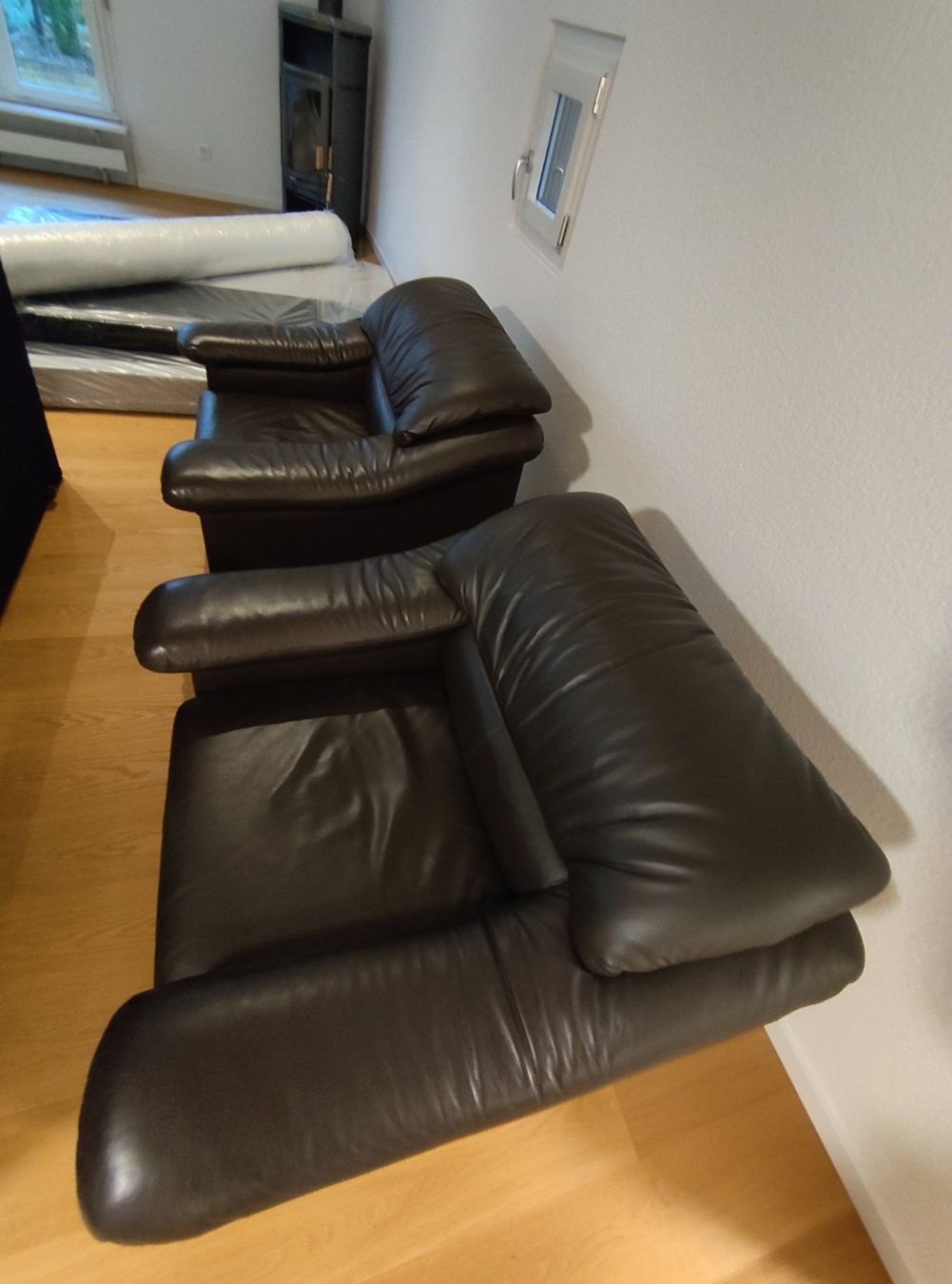 Sessel: 2 sehr schöne schwarze Ledersessel – Gebraucht aus Magden von fel_8gj7 2