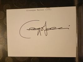 Giuseppe Baresi - handsigniert