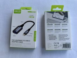 Adapter Kabel Green Lyca Lightning auf USB 3.0 neu
