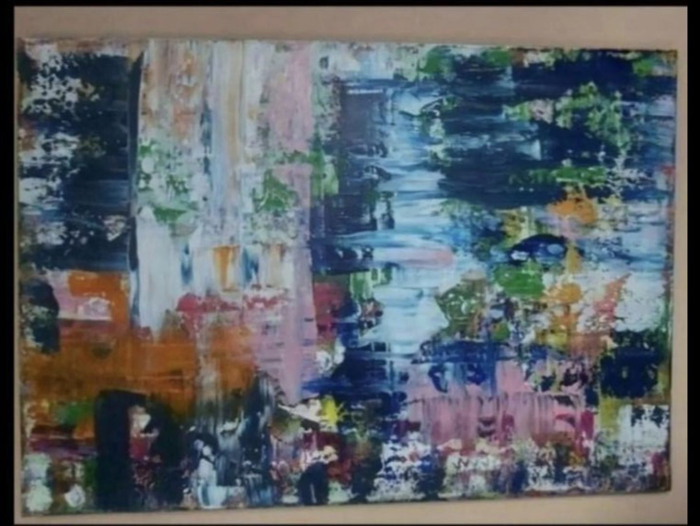 Dipinti: Gemälde Abstrakte Kunst handmade 50×70 – Nuovo (secondo la descrizione) da Riehen venduto da Steinbock1970 1