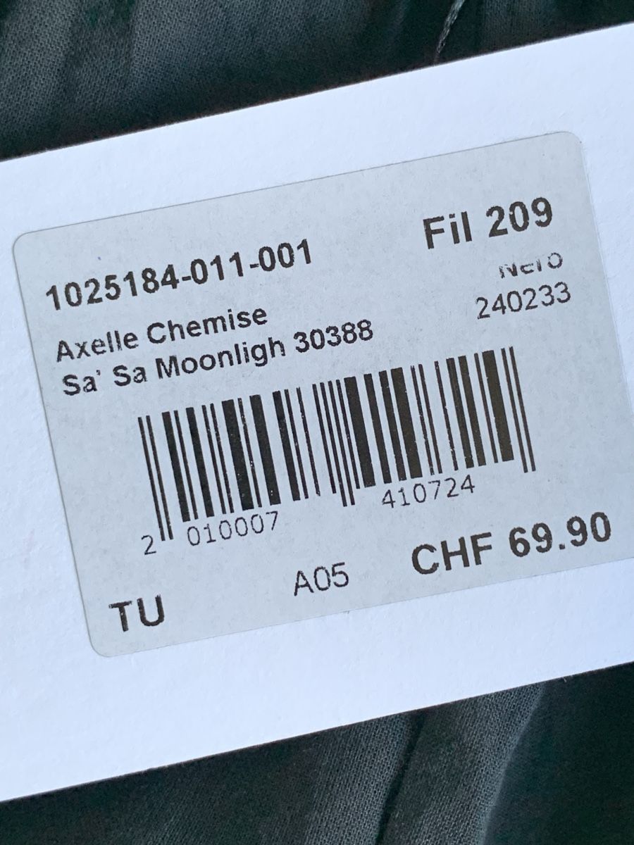 Blusen: Chemisier neuf one size – Neu und originalverpackt aus Gland von TallyEva 7