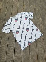 Champion Tee All-Over Logo, Gris, Taille M