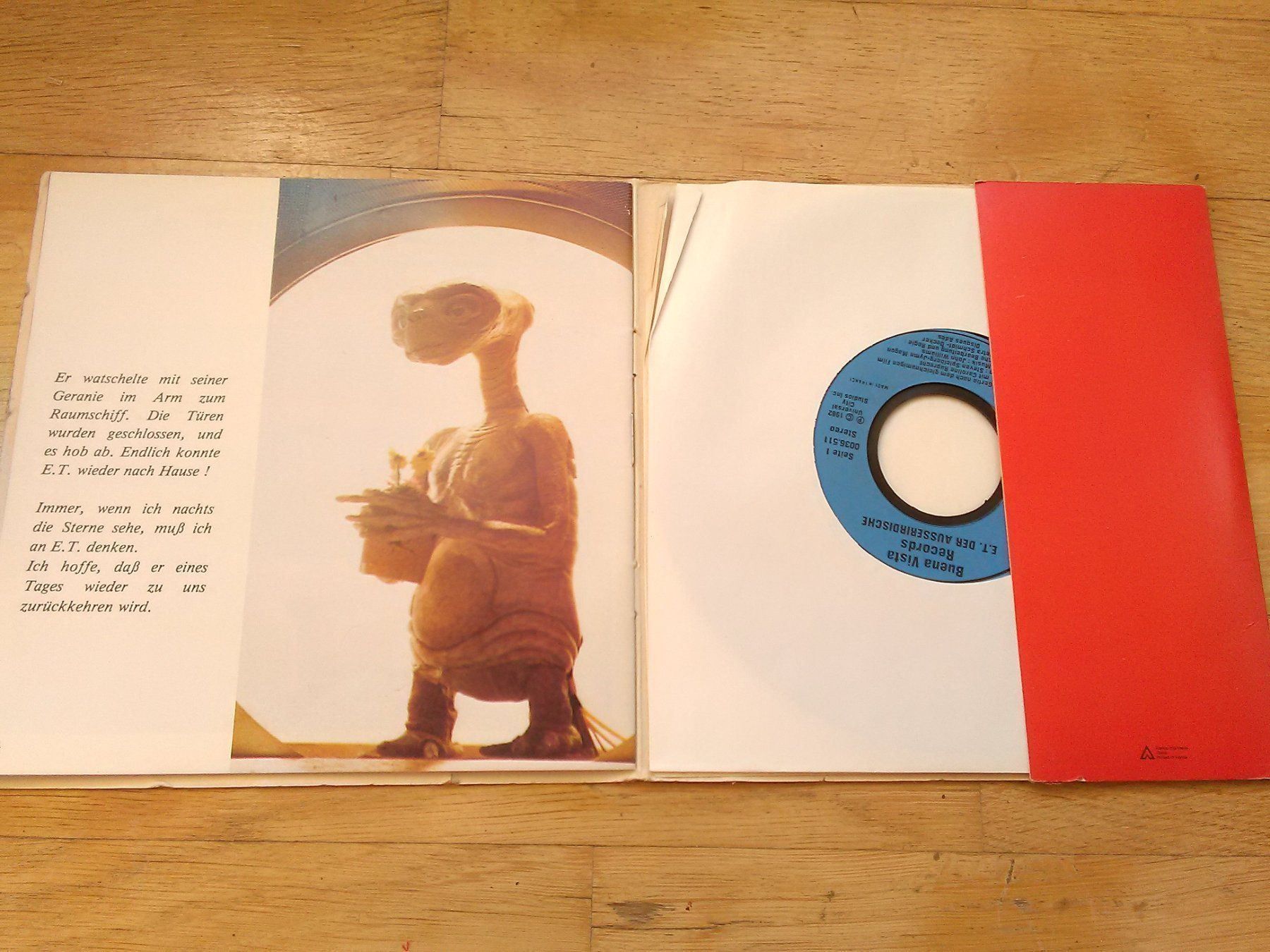 Schallplatten: E.T. Mini Bilderbuch-Schallplatte  '1983 – Gebraucht aus St. Gallen von elk2021 8