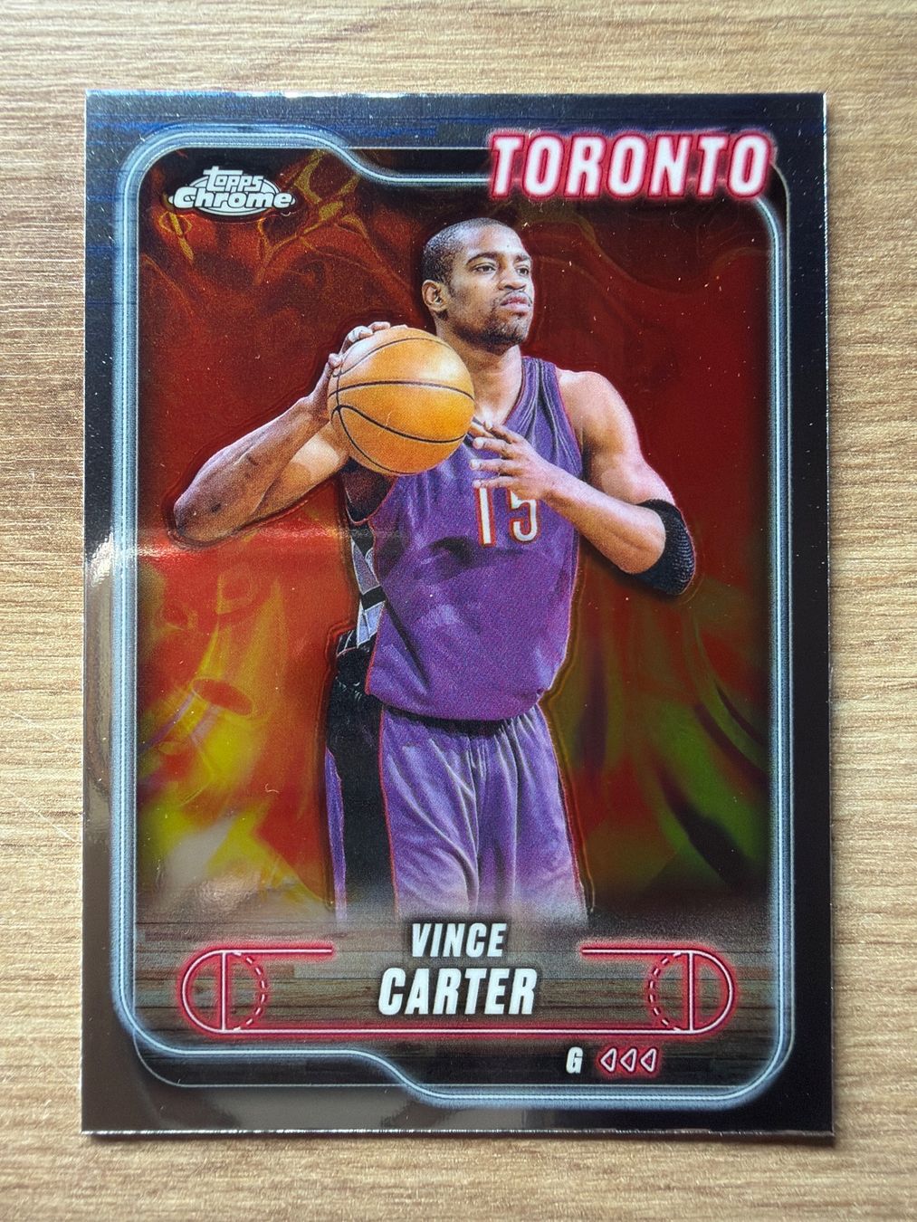Nba Sammelbilder & Trading cards: NBA Vince Carter Topps Chrome 24/25 – Gebraucht aus Netstal von Clutch79Cardz